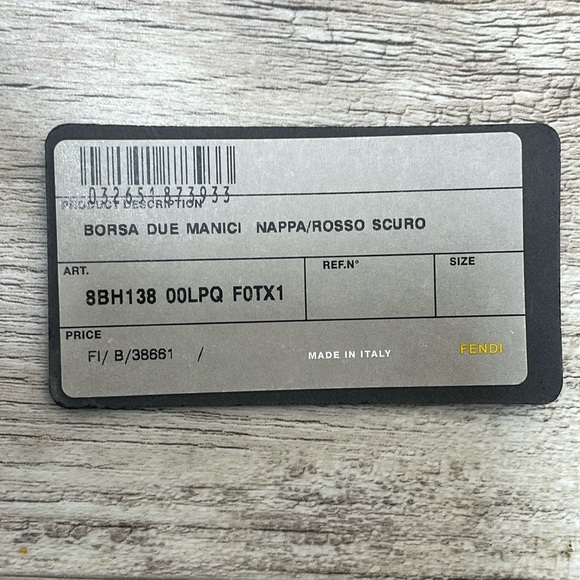 Rare Vintage Fendi red leather purse - Picture 7 of 7